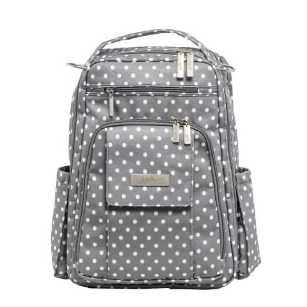 Ju-Ju-Be Gray Polka Dot Baby Bag